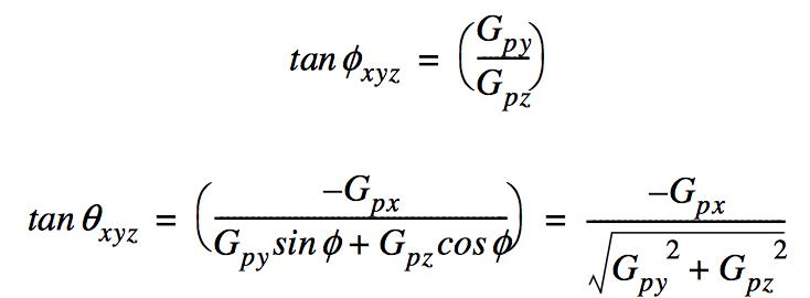 XYZ rotation sequence