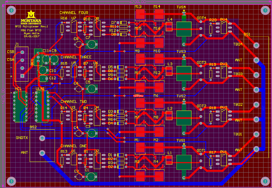 Final PCB Layout schematic